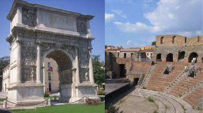 Arco Traiano e Teatro Romano